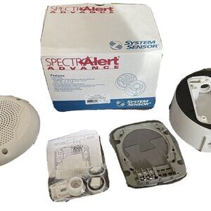 SpectrAlert Advance White Outdoor Ceiling Mount Speaker